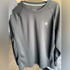 Champion Men’s XL Black Longsleeve Athletic Shirt